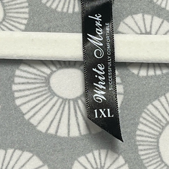 White Mark Black and White Boxy Tunic Blouse - Picture 4 of 6